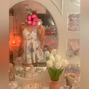 Spring Flower Short Dress